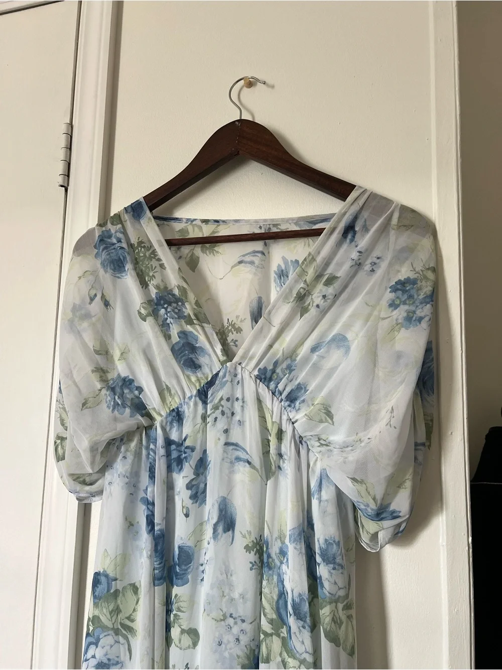 Abercrombie Floral Maxi Dress Size XS Cottagecore Romantic